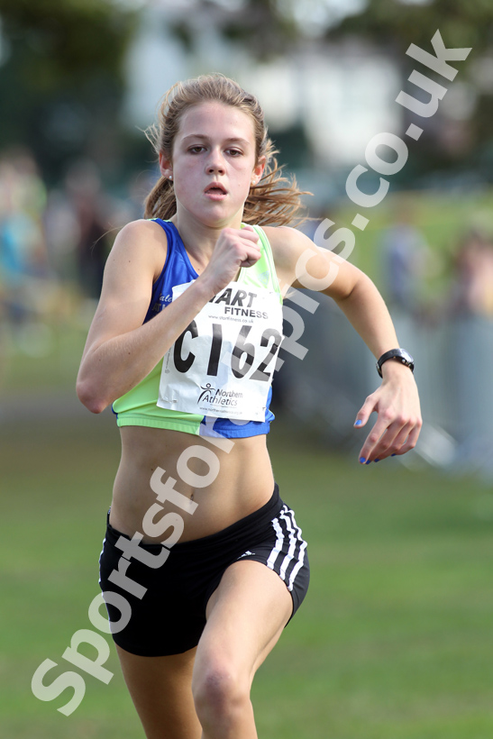 Katie Gerrard (Vale Royal), under-15 girls, Northern Cross Country Relay, Graves Park, Sheffield